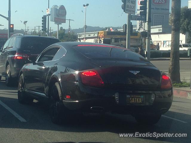 Bentley Continental spotted in Hollywood, California