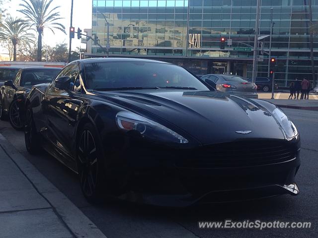 Aston Martin Vanquish spotted in Beverly Hills, California