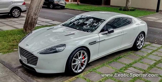 Aston Martin Rapide spotted in Lima, Peru