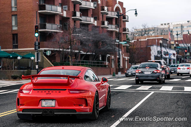 Porsche 911 GT3 spotted in Arlington, Virginia