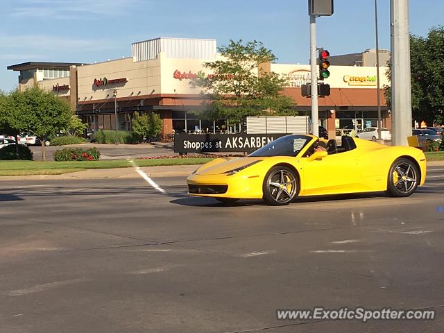 Ferrari 458 Italia spotted in Omaha, Nebraska
