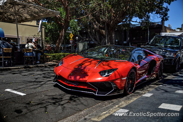Lamborghini Aventador spotted in Sydney, Australia