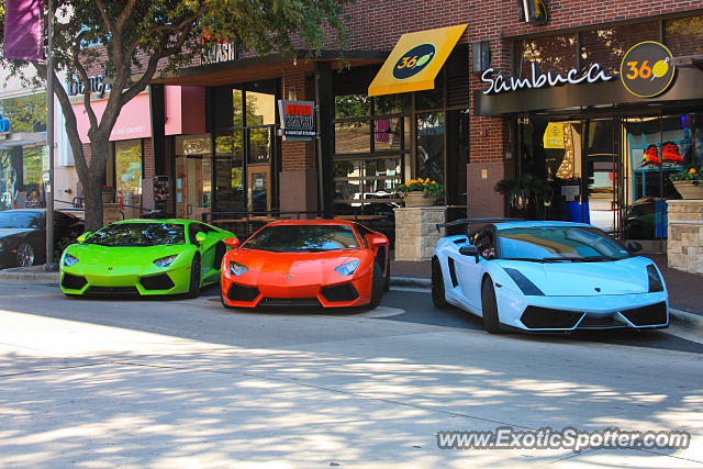 Lamborghini Aventador spotted in Dallas, Texas