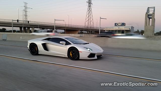 Lamborghini Aventador spotted in Los Angeles, California
