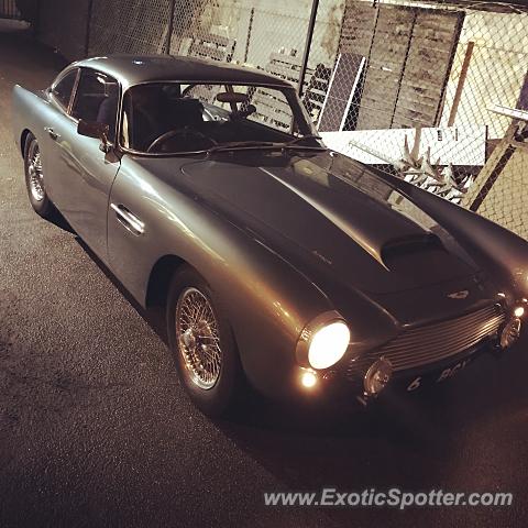 Aston Martin DB5 spotted in London, Uganda