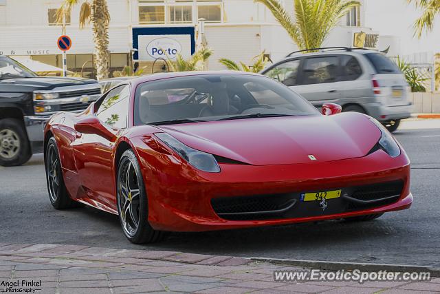 Ferrari 458 Italia spotted in Ashdod, Israel