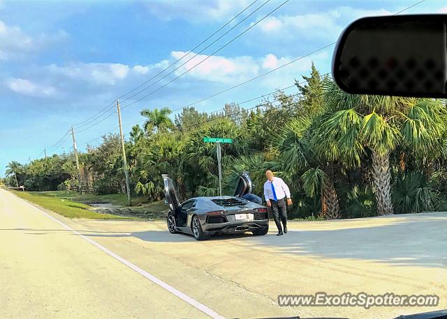 Lamborghini Aventador spotted in Hobe Sound, Florida