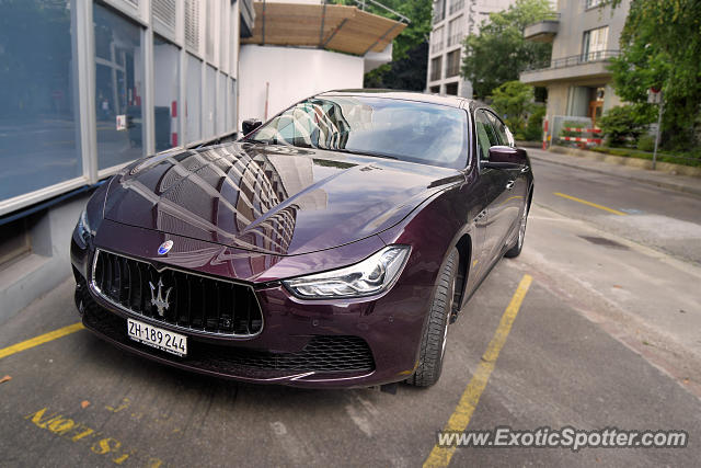 Maserati Ghibli spotted in Zurich, Switzerland