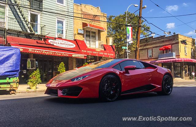 Lamborghini Huracan spotted in Bronx, New York