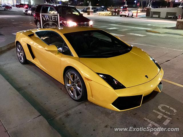Lamborghini Gallardo spotted in Raleigh, North Carolina