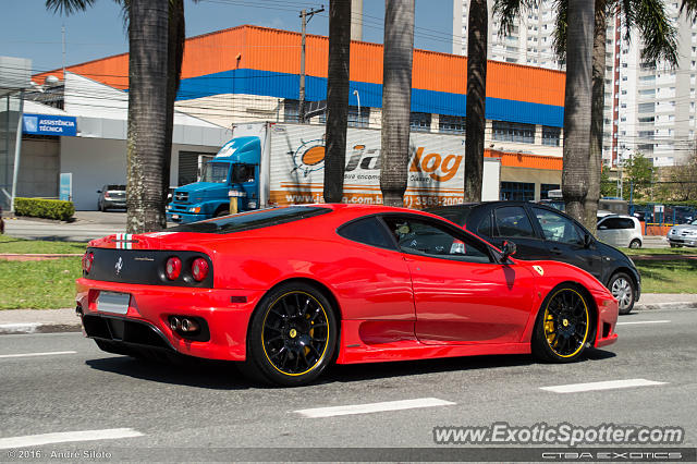 Ferrari 360 Modena spotted in São Paulo, SP, Brazil