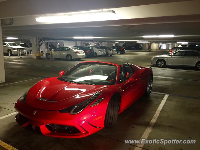 Ferrari 458 Italia spotted in Buckhead, Georgia