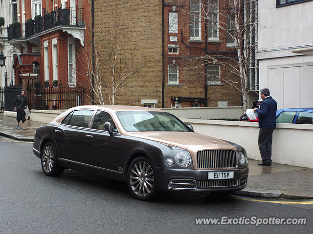 Bentley Mulsanne spotted in London, United Kingdom