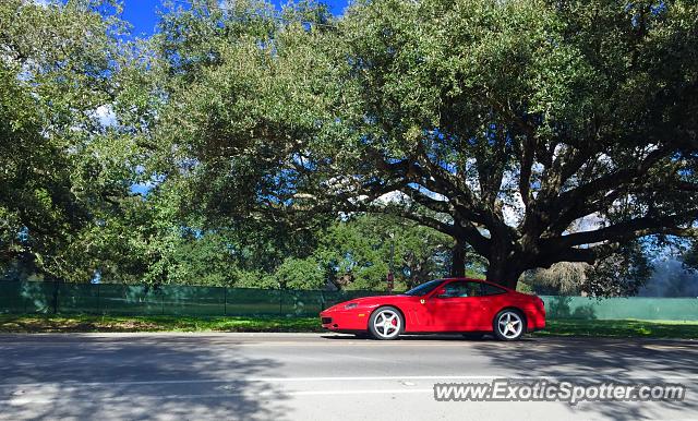 Ferrari 550 spotted in New Orleans, Louisiana