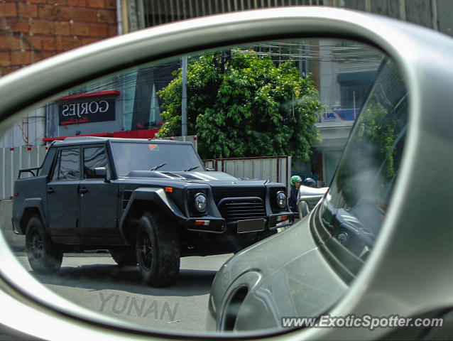 Lamborghini LM002 spotted in Jakarta, Indonesia