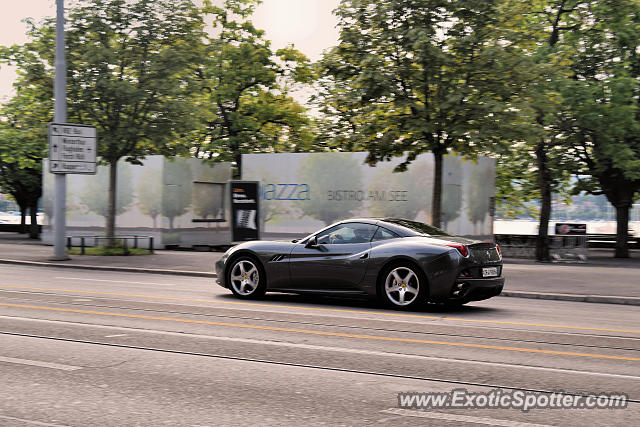 Ferrari California spotted in Zurich, Switzerland