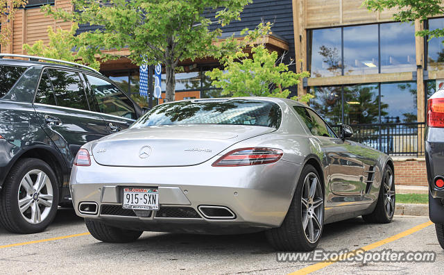 Mercedes SLS AMG spotted in Glendale, Wisconsin