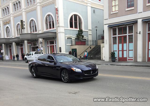 Maserati Quattroporte spotted in New Orleans, Louisiana