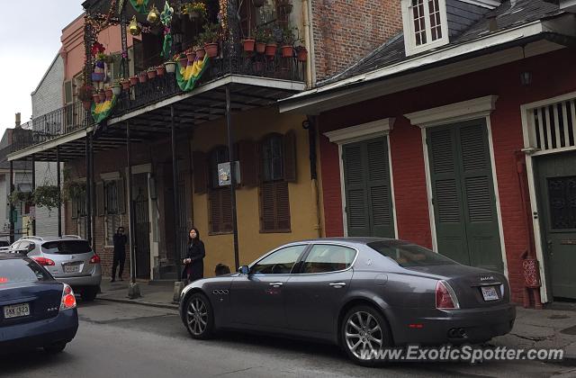 Maserati Quattroporte spotted in New Orleans, Louisiana