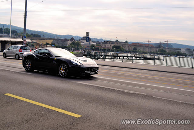 Ferrari California spotted in Zurich, Switzerland