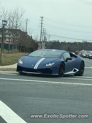 Lamborghini Huracan spotted in Dulles, Virginia