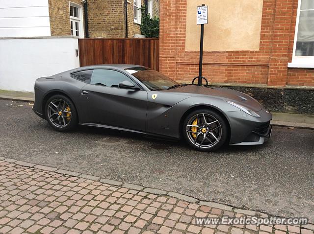 Ferrari F12 spotted in London, United Kingdom