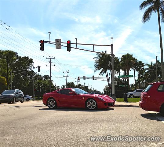 Ferrari 599GTB spotted in Palm Beach, Florida