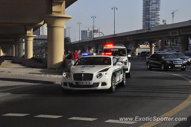 Bentley Continental spotted in Dubai, United Arab Emirates