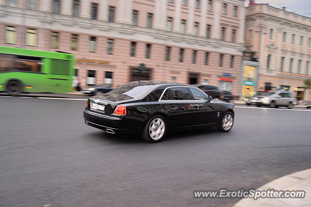 Rolls-Royce Ghost spotted in Moscow, Russia