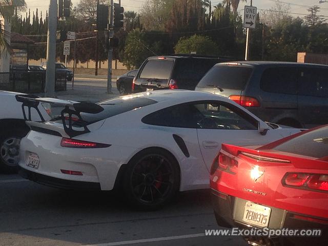 Porsche 911 GT3 spotted in San Gabriel, California