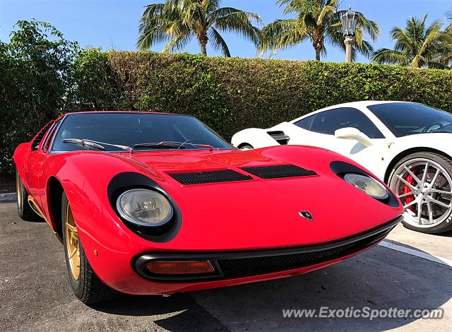 Lamborghini Miura spotted in Palm Beach, Florida