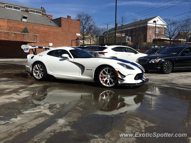 Dodge Viper spotted in Greenwich, Connecticut