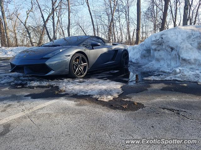 Lamborghini Gallardo spotted in Boston, Massachusetts