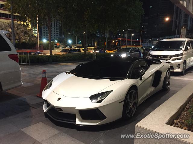 Lamborghini Aventador spotted in Kuala Lumpur, Malaysia
