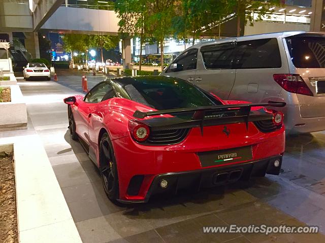 Ferrari 458 Italia spotted in Kuala Lumpur, Malaysia
