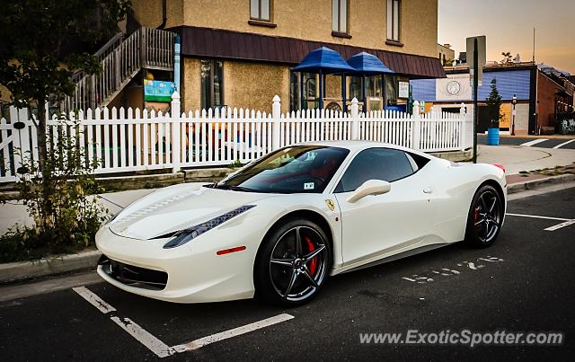 Ferrari 458 Italia spotted in Asbury Park, New Jersey