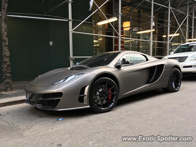Mclaren MP4-12C spotted in New York, New York