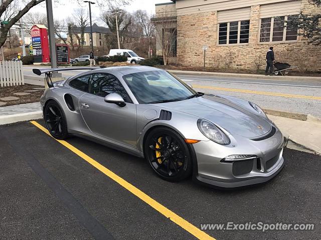 Porsche 911 GT3 spotted in Lutherville, Maryland