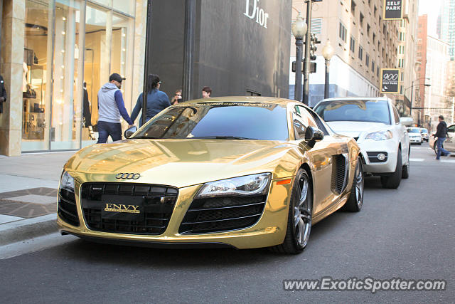 Audi R8 spotted in Chicago, Illinois