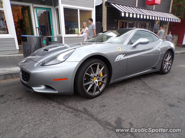 Ferrari California spotted in Park City, Utah