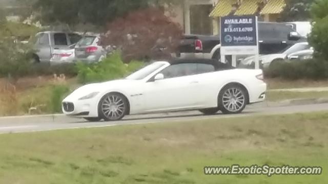 Maserati GranCabrio spotted in Brandon, Florida