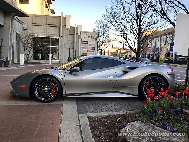 Ferrari 488 GTB spotted in Buckhead, Georgia
