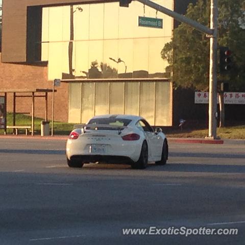 Porsche Cayman GT4 spotted in San Gabriel, California