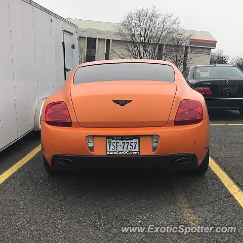Bentley Continental spotted in Fairfax, Virginia