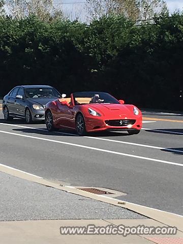 Ferrari California spotted in Milton, Delaware