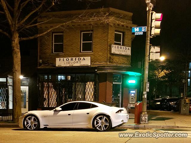 Fisker Karma spotted in Dc, United States