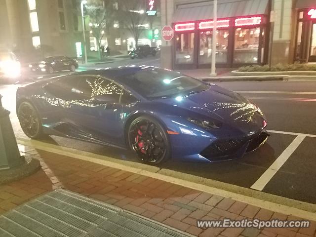 Lamborghini Huracan spotted in Reston, United States
