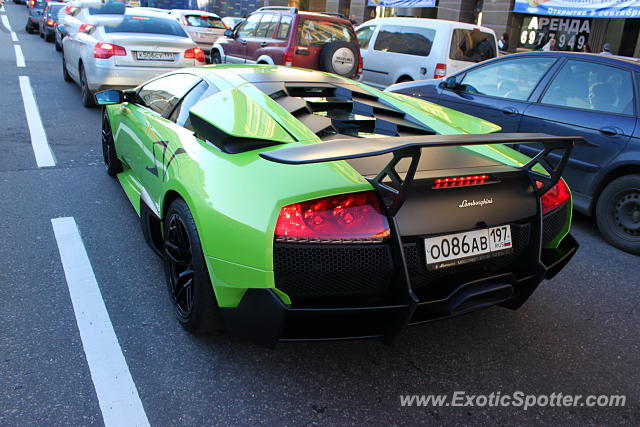 Lamborghini Murcielago spotted in Moscow, Russia