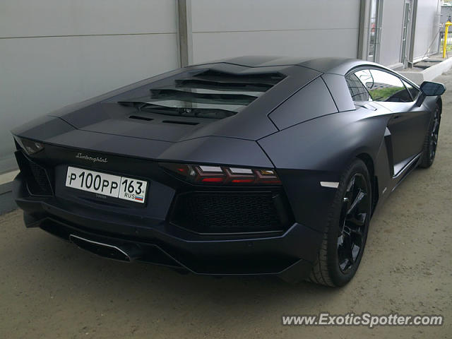 Lamborghini Aventador spotted in Samara, Russia