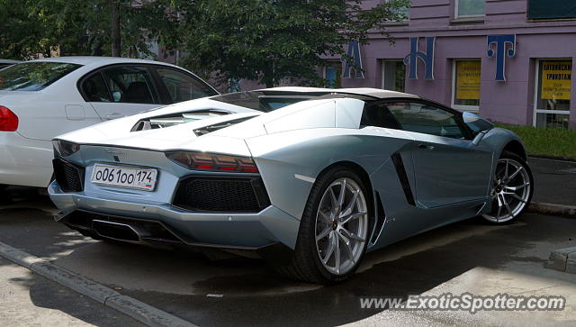 Lamborghini Aventador spotted in Chelyabinsk, Russia
